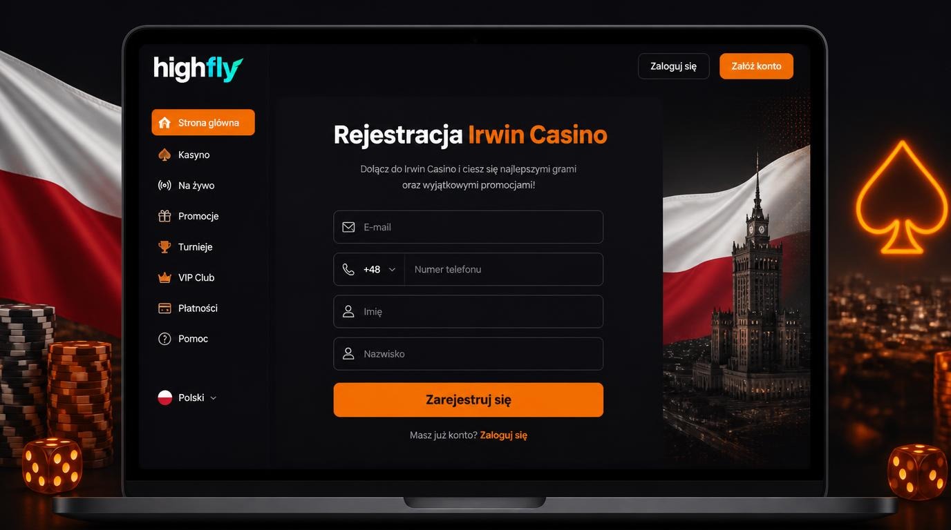 Rejestracja formularz online na ekranie laptopa z polskimi danymi osobowymi